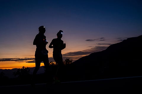 Badwater annual ultramarathon in Death Valley